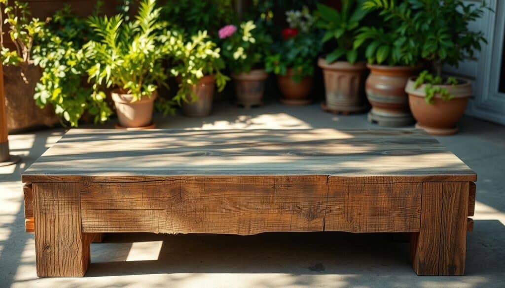 reclaimed wood coffee table