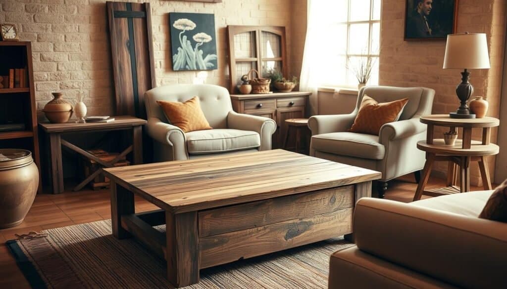 reclaimed wood furniture pieces