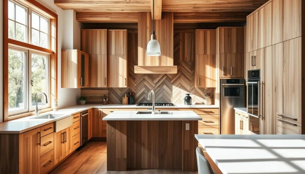reclaimed wood kitchen upgrades