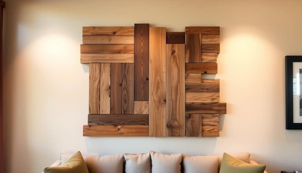 reclaimed wood wall art