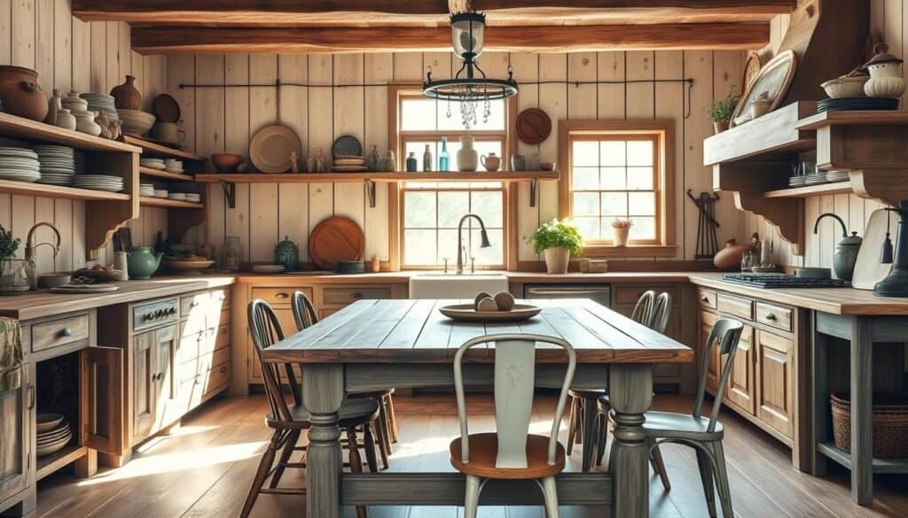 regional American rustic kitchen styles