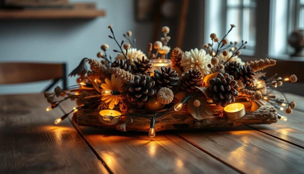 rustic centerpieces