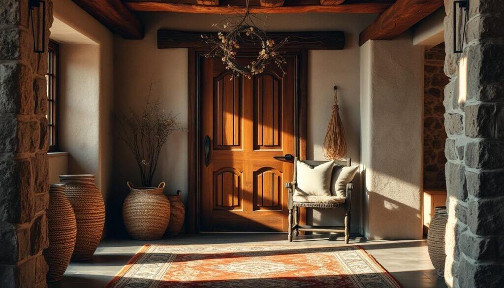 rustic entryway decor