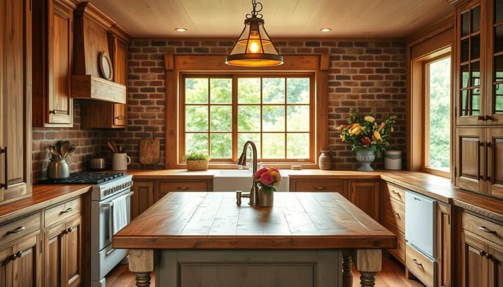 rustic farmhouse kitchen