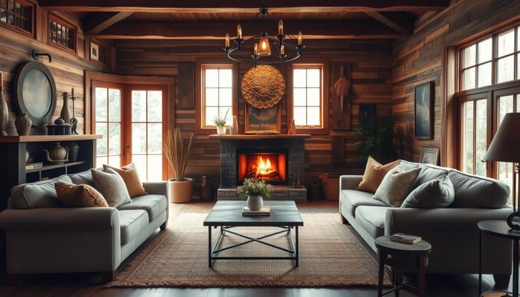 rustic living room texture