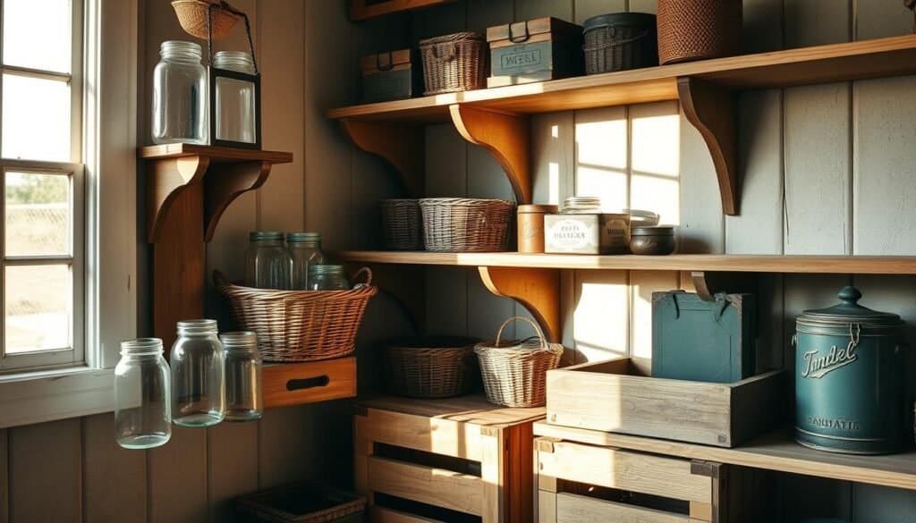 rustic storage