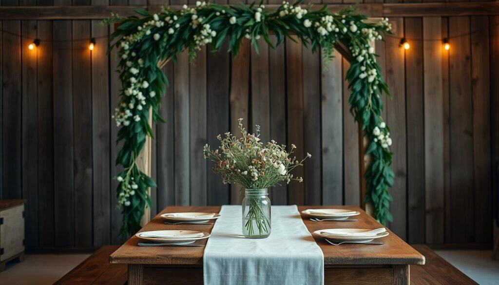 rustic wedding decor