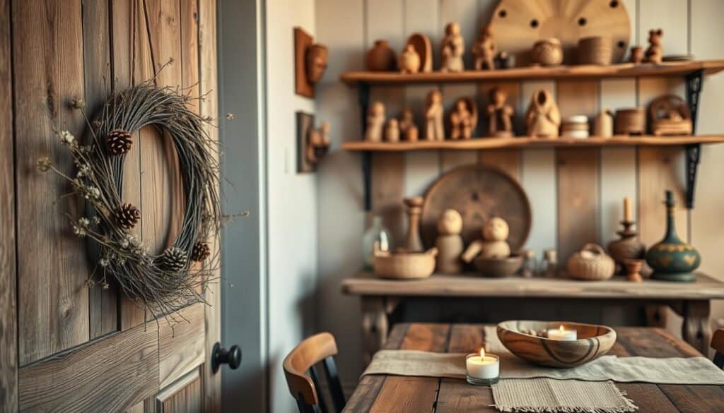 rustic wood decor