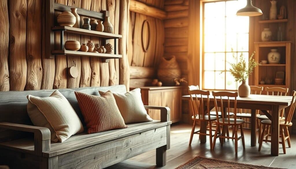 rustic wood decor
