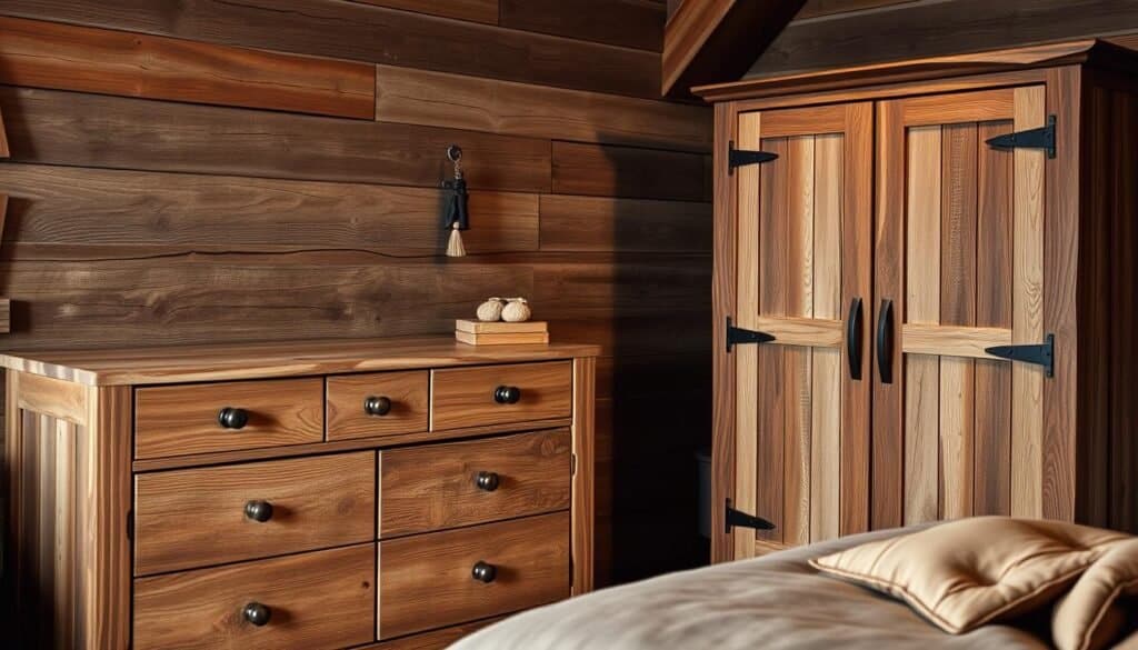 rustic wood furniture