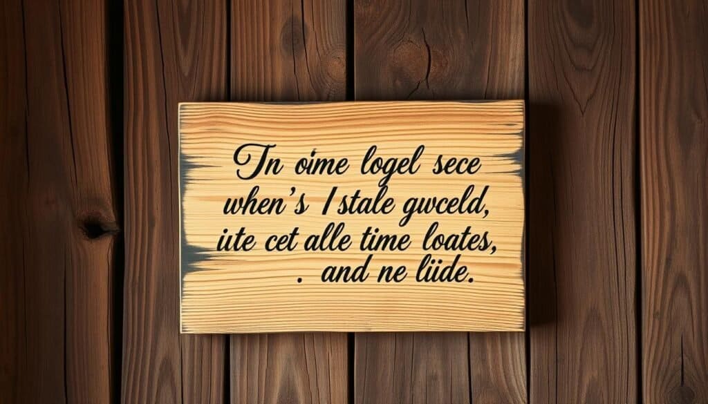 rustic wooden signs