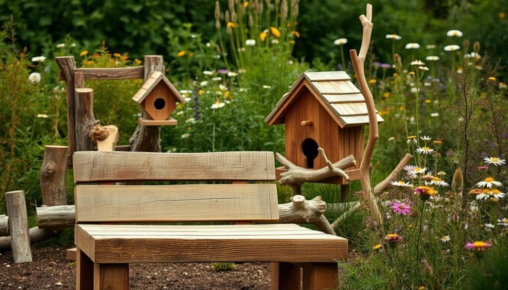 scrap wood garden decor