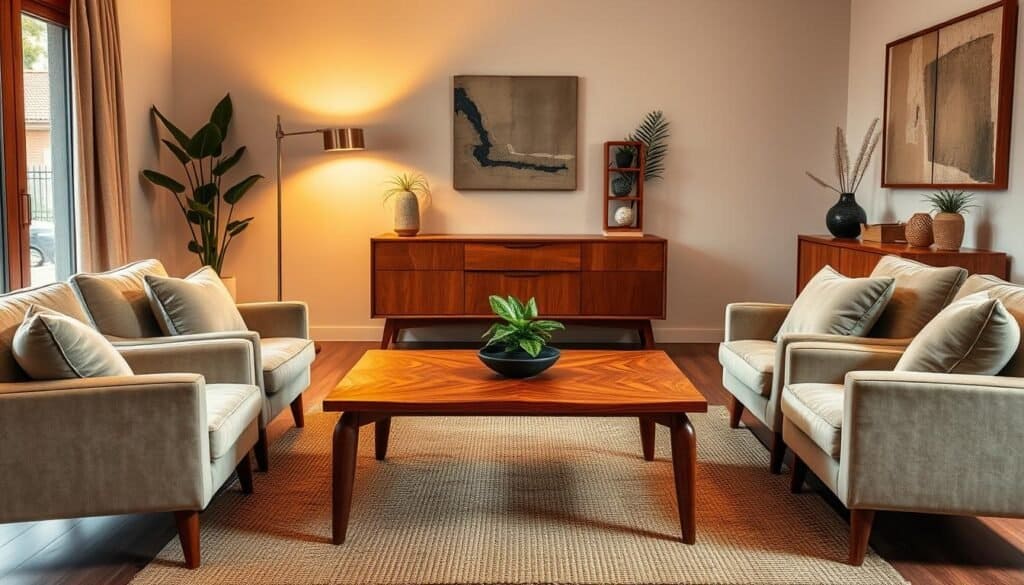 showcasing wooden furniture