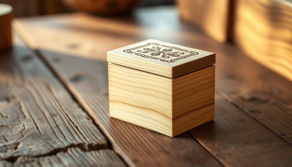 small decorative wooden box