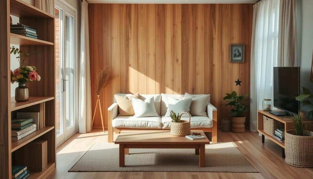small space solutions wood and linen