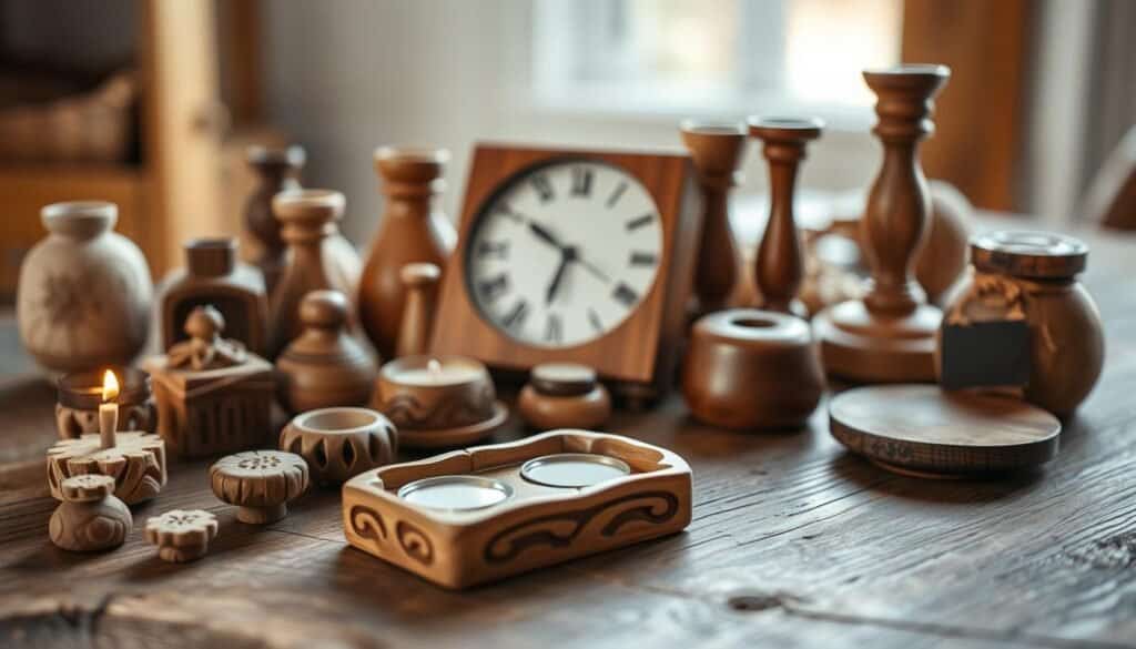 small wooden accessories
