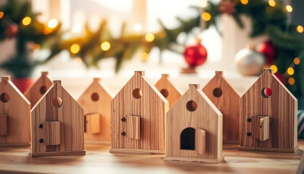 small wooden advent calendars