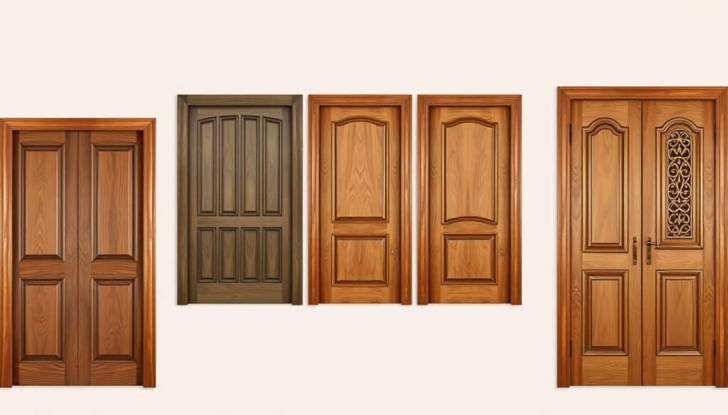 solid wood door designs