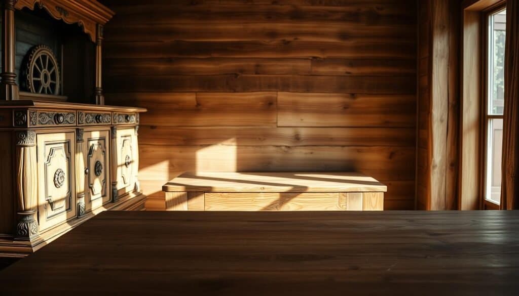 statement wood furniture