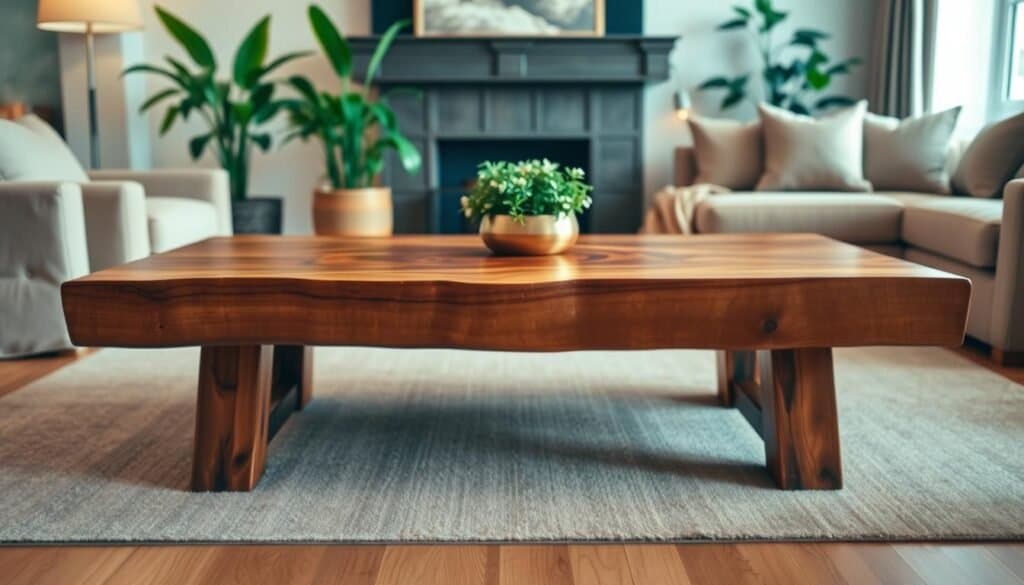statement wooden coffee tables