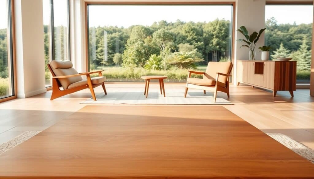 styling wood in different design aesthetics