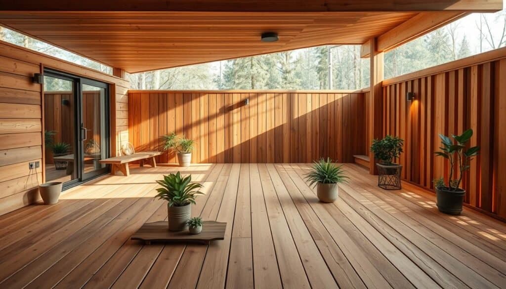 sustainable wood decor