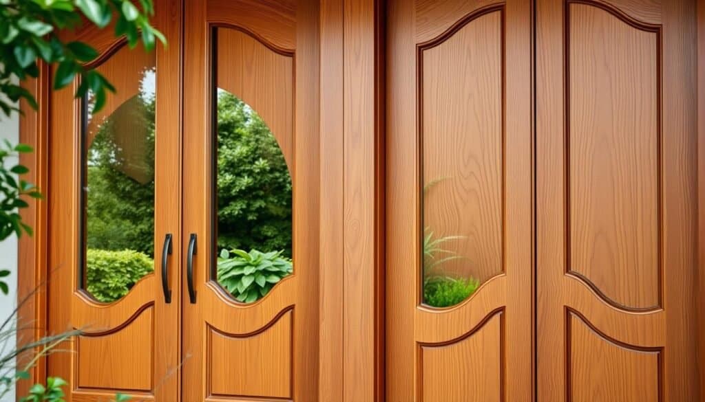 teak wood exterior doors