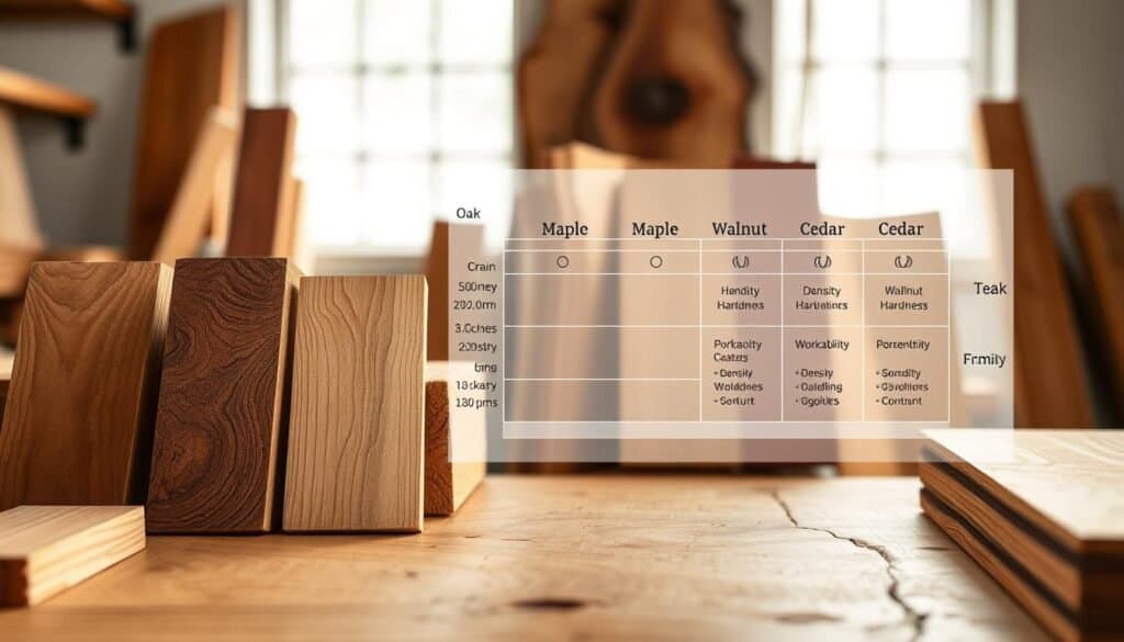 types of wood and their uses