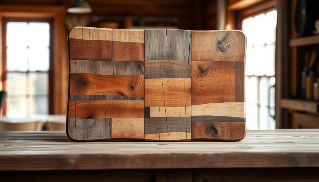 upcycled wood cutting board