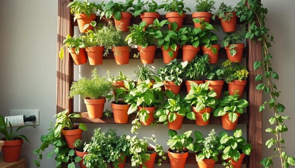 vertical herb garden
