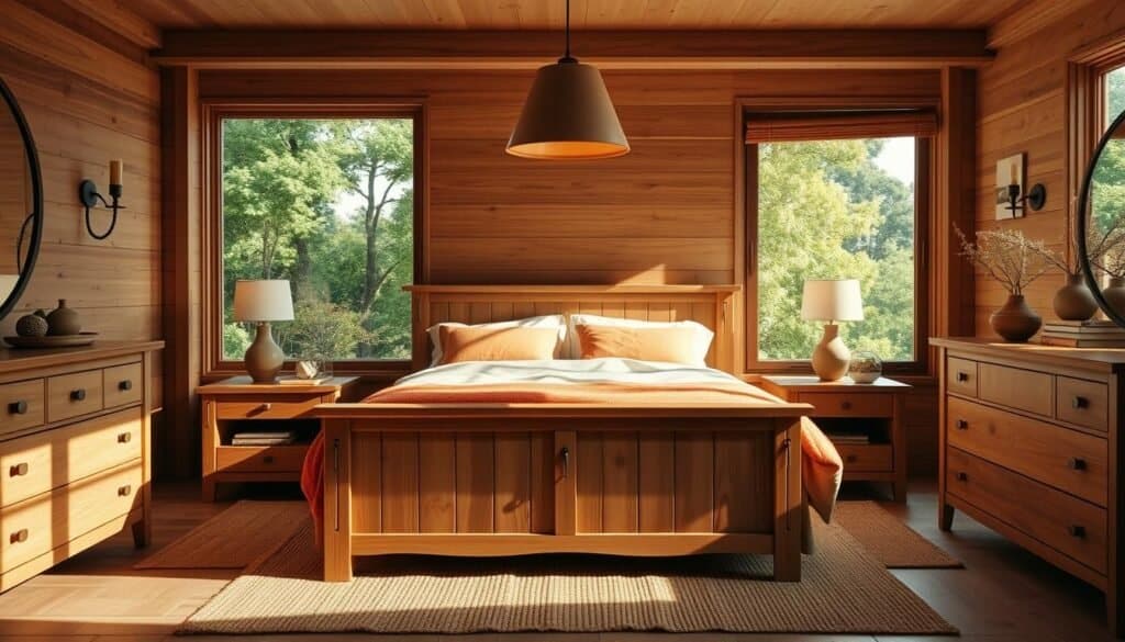 warm wood color palette