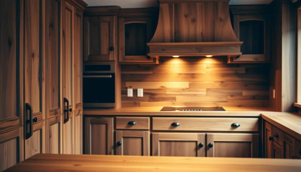 warm wood kitchen