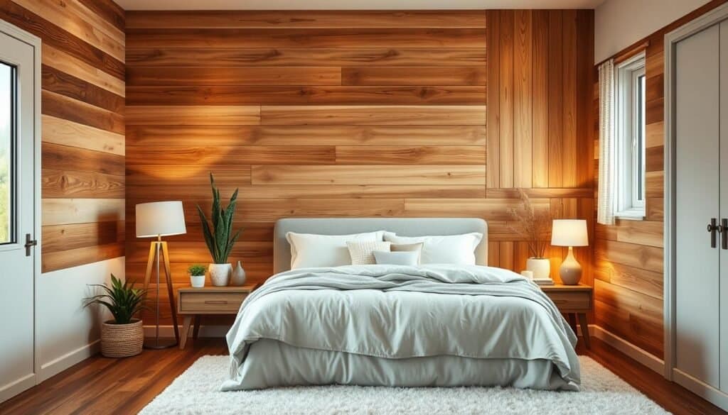 wood accent walls that transform bedrooms overnight