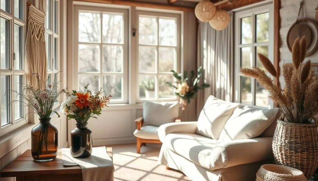 wood and linen decor seasonal adaptations