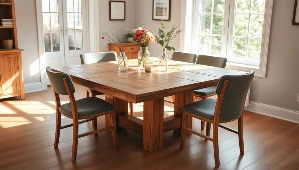 wood dining table
