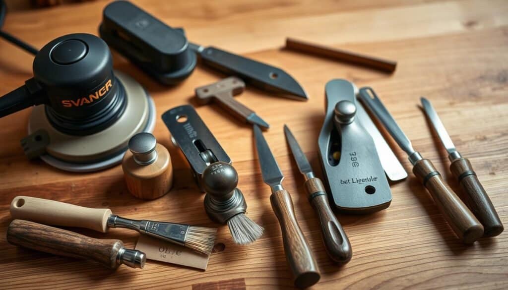 wood finishing tools