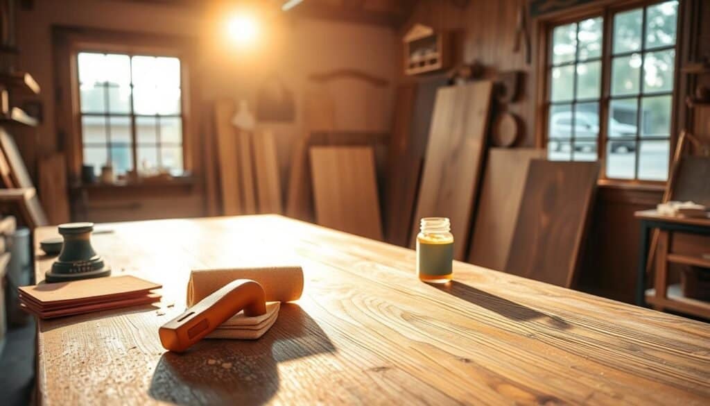 wood finishing touches