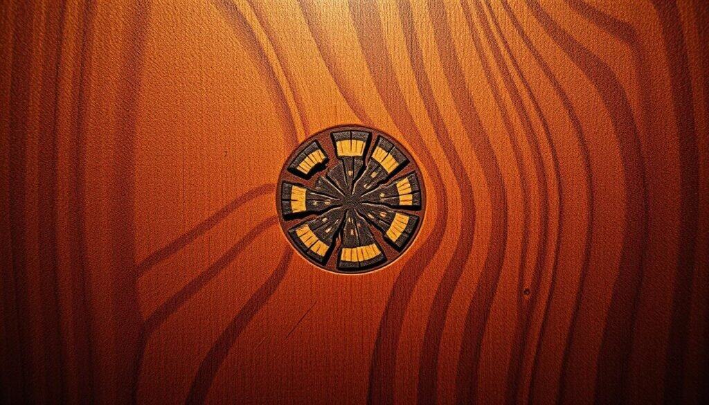 wood grain design