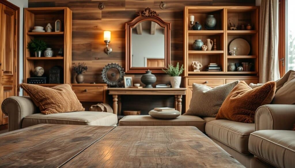 wood in home decor