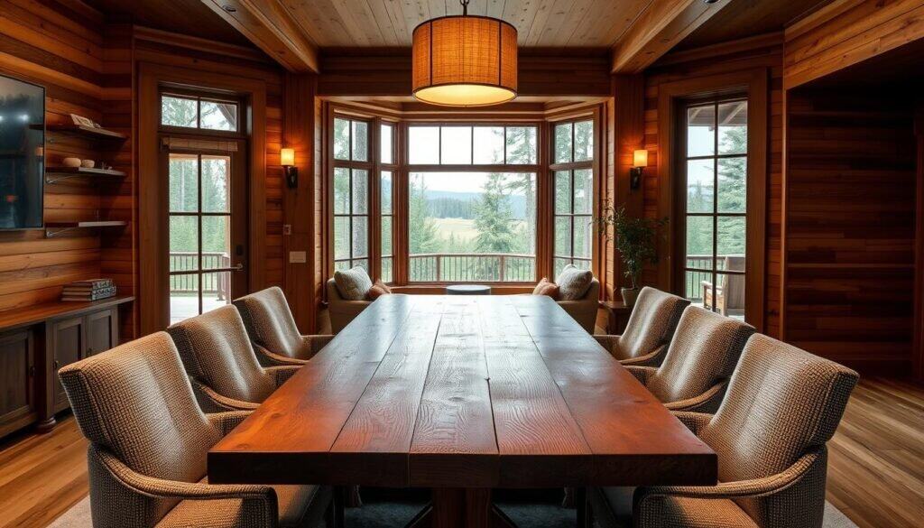 wood in interior design