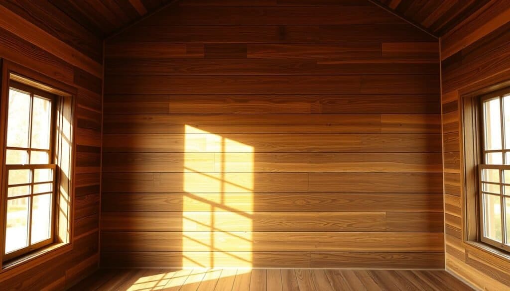 wood interior walls