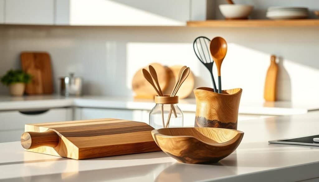 wood kitchen accessories