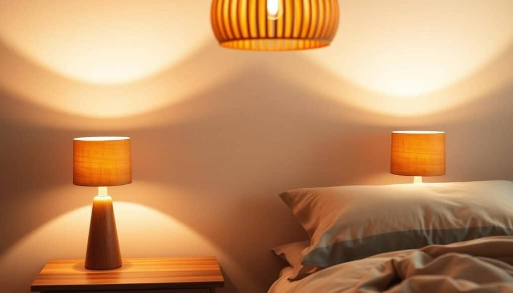 wood lamps for bedroom relaxation