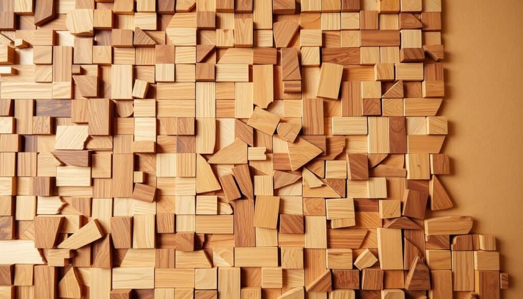 wood mosaic art