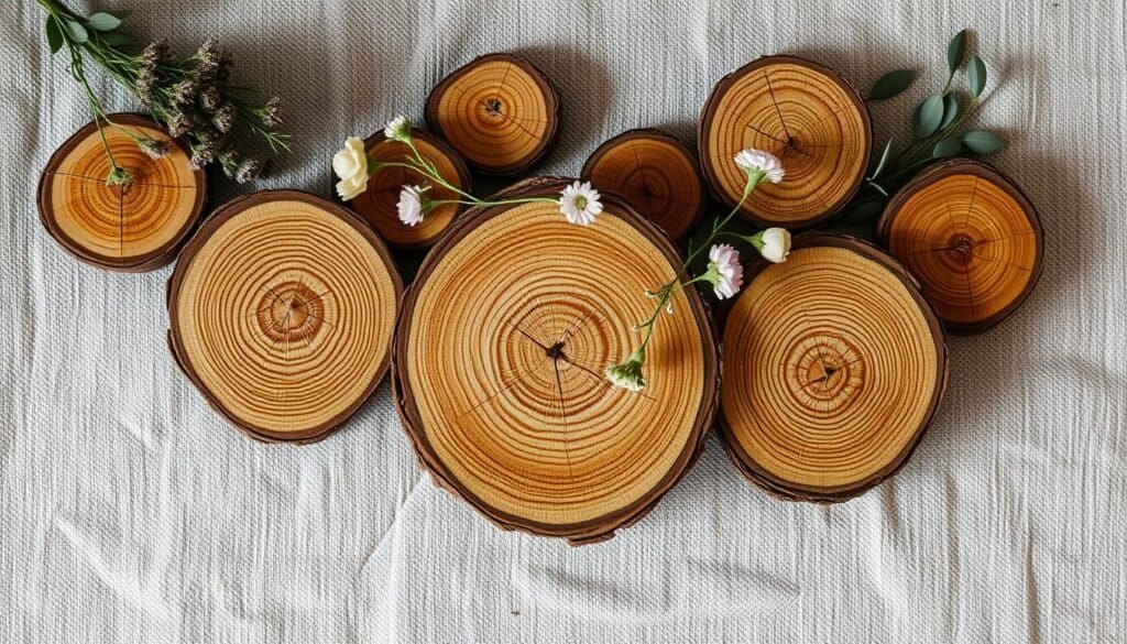 wood slice art