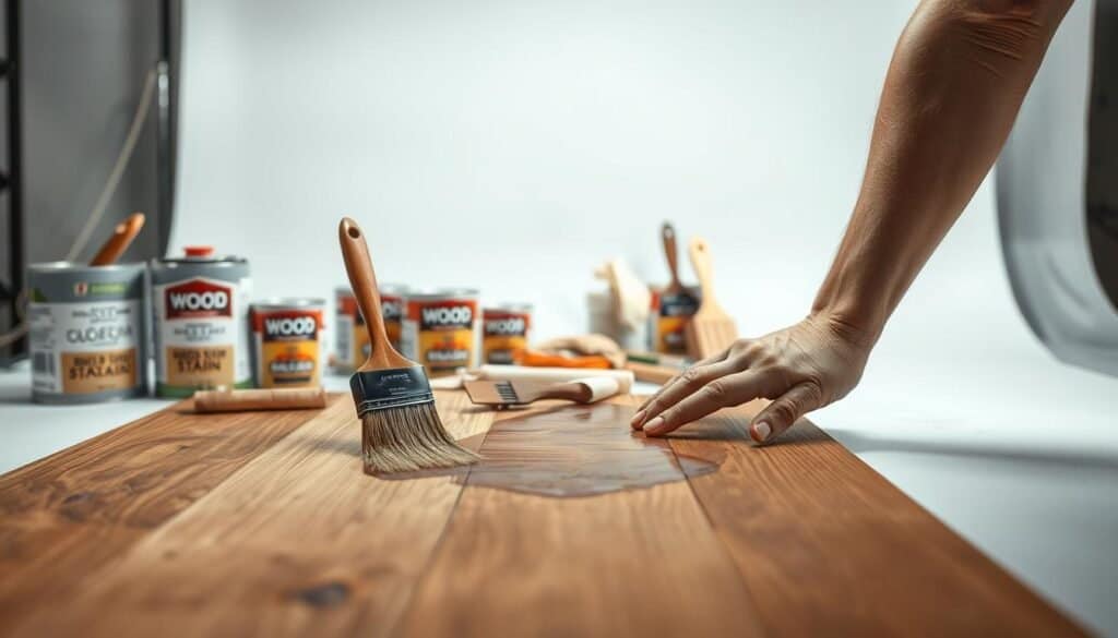 wood stain maintenance