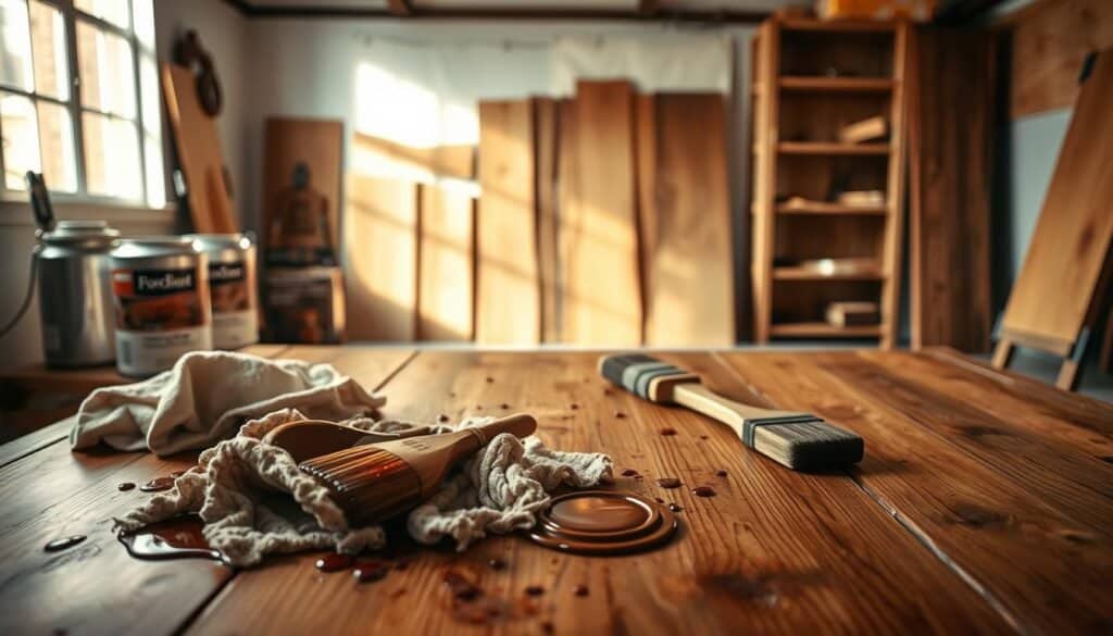 wood staining timing techniques