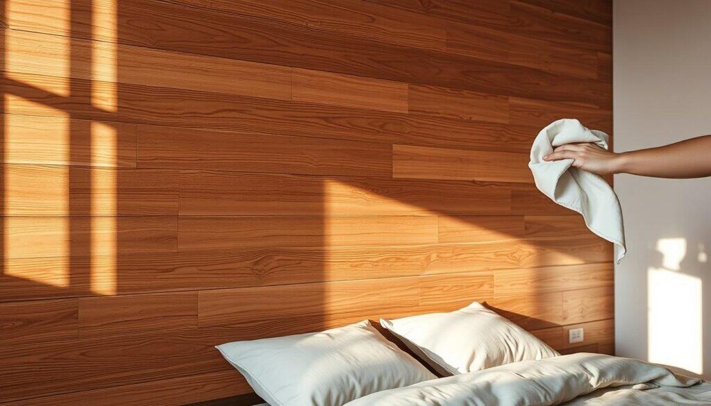 wood wall care
