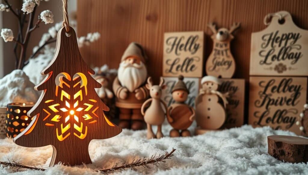 wooden Christmas crafts
