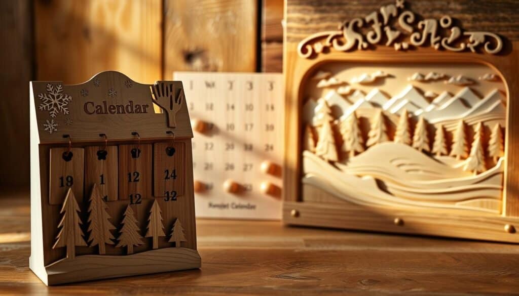wooden advent calendars